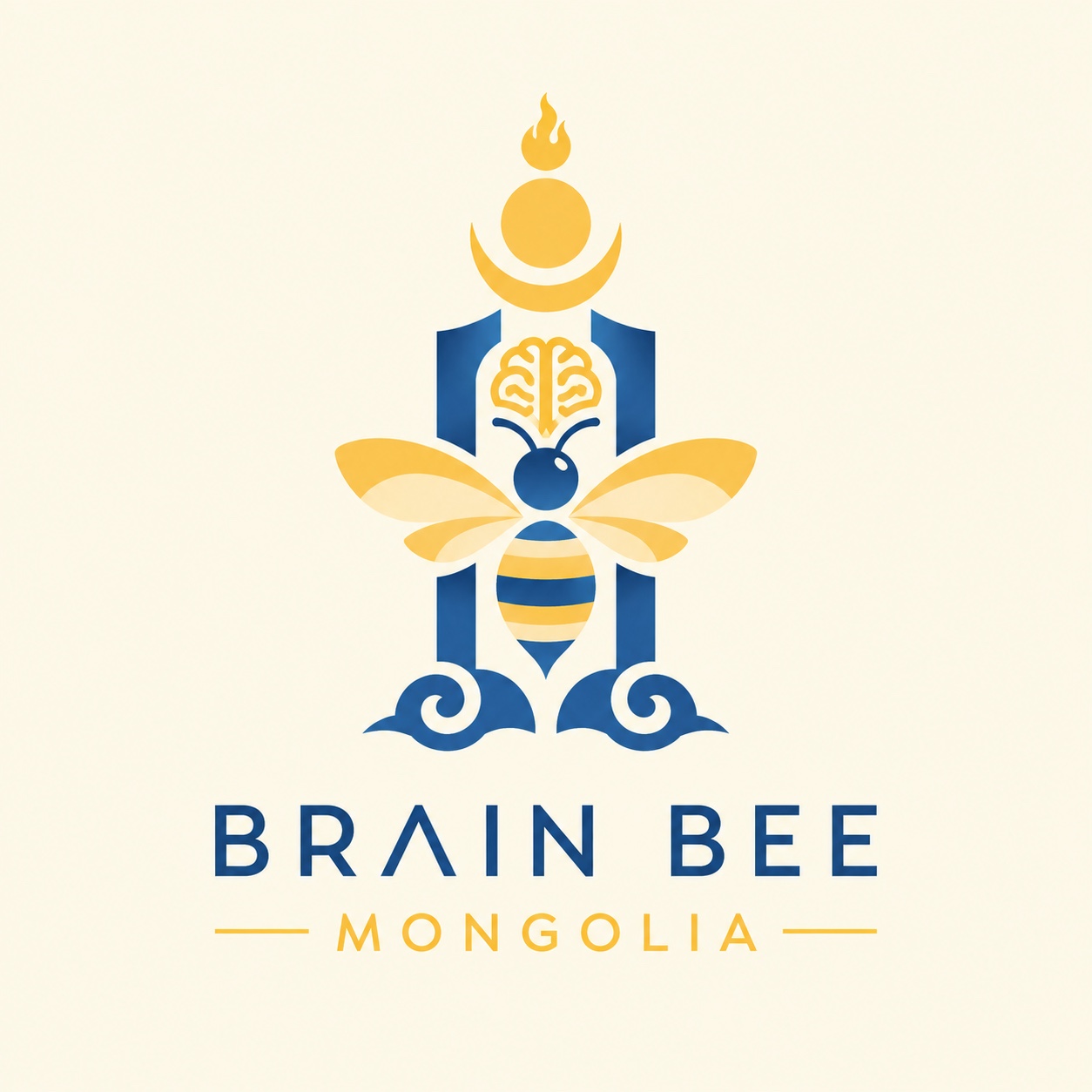 Mongolian Brain Bee emblem